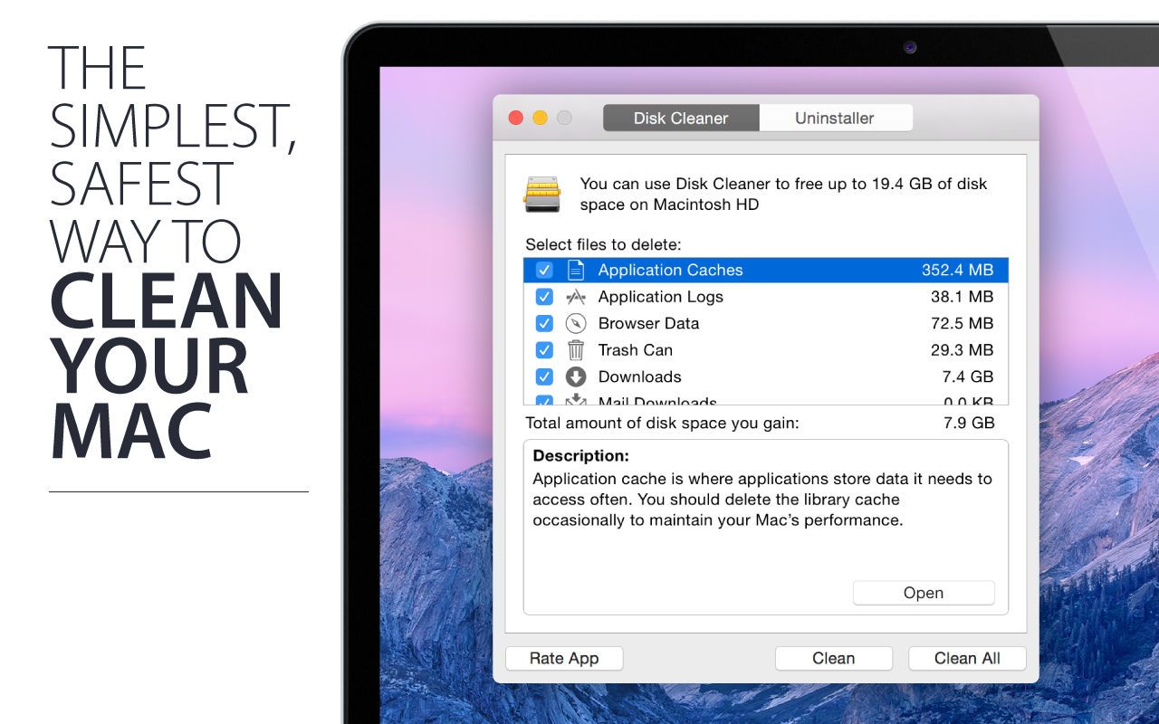 disk cleaner mac app
