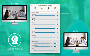 logitech webcam settings mac download