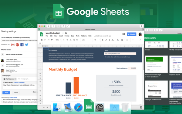 Free spreadsheet for mac software