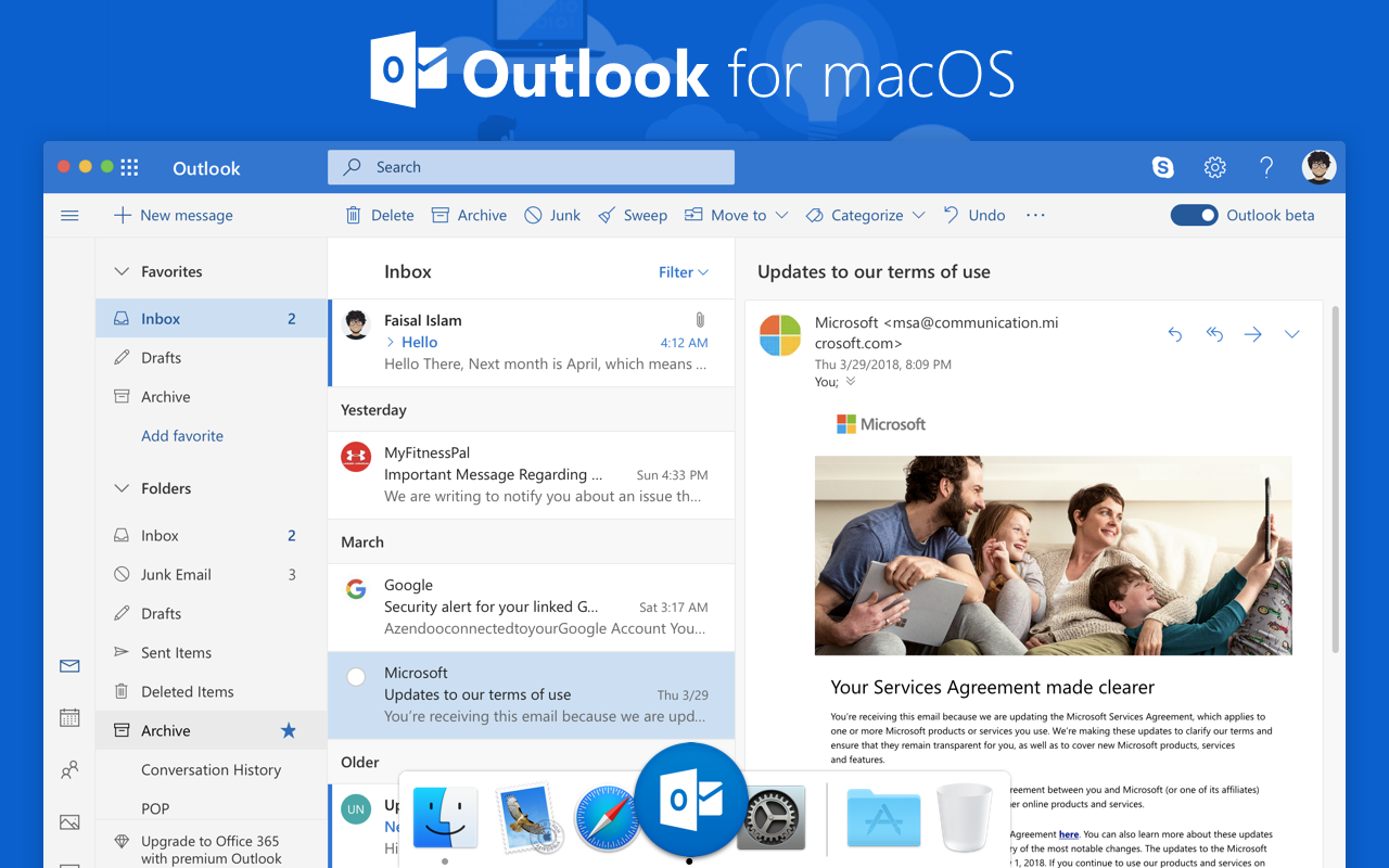 outlook app for mac free