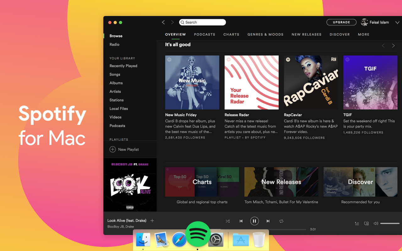 Spotify download mac catalina