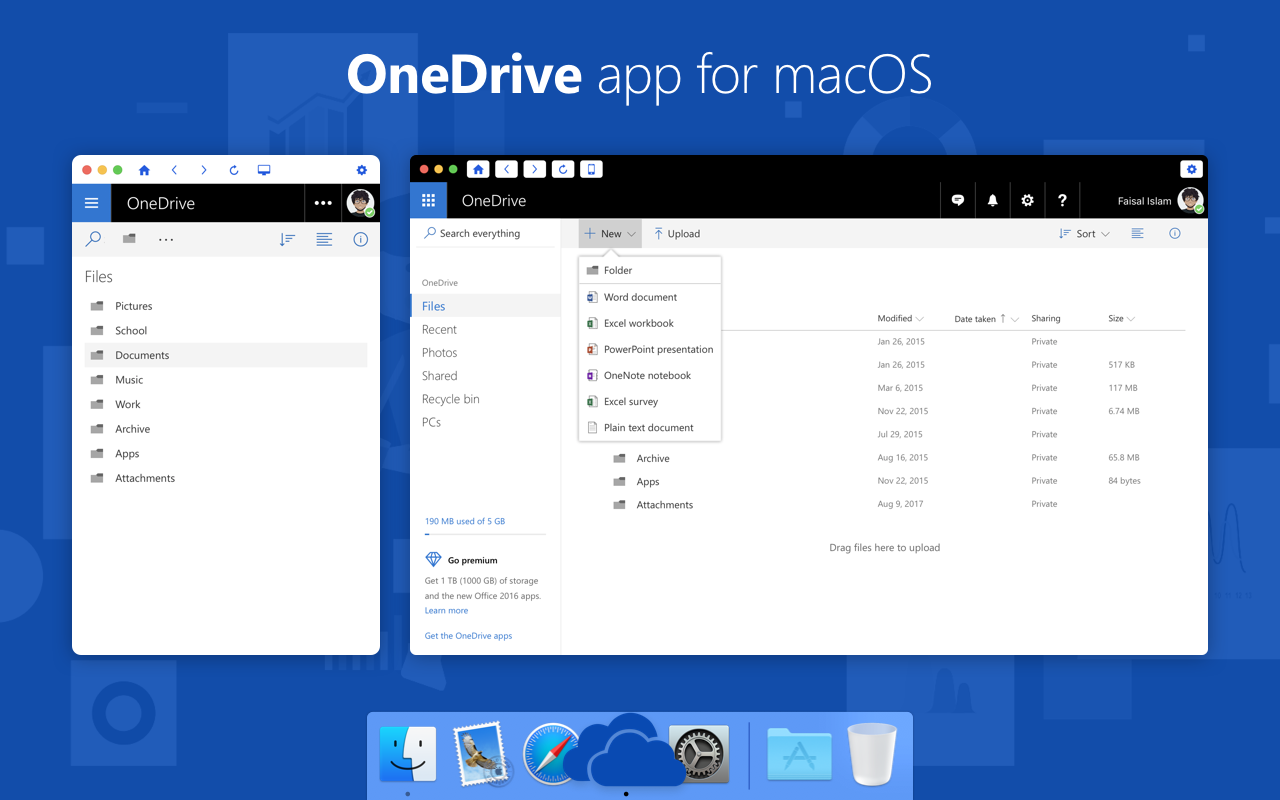 onedrive mac